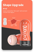 DRYWELL -  Masturbador masculino Copa Juguetes sexuales Vagina realista para hombres Silicona suave Hombres Masturbación Productos sexuales - details 6