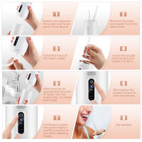 Irrigador Bucal Eléctrico Limpiador Dental de Agua con Estomada Giratoria 360 - details 26
