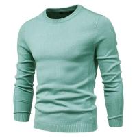 Suéter grueso de cuello redondo para hombre, jersey de punto cansado, tops de otoño e invierno - details 10