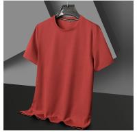 Polo de manga corta para hombre, camiseta de manga corta de algodón con cuello redondo y empalme a la moda de Polot liso con gofres, para uso diario - details 13