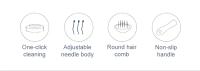 Dog Hair Remover Brush Cat Dog Hair Grooming And Care Comb For Long Hair Dog Pet Removes Hairs Cleaning Bath Brush Dog Supplies - details 7