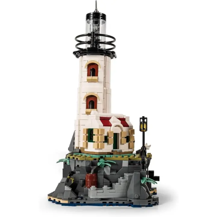 Juegos de bloques de construcción de faros de isla con iluminación brillante, colección única y modelo de exhibición para el hogar, kits de bloques de construcción, regalo para adultos y niños (1092 piezas) - 1