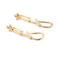 Ganchos de Pendientes de Estrella de Bronce de Alta Calidad Diy Joyería Hazte Tú Samex 18K Oro Color Brass Accesorios de Collar y Pendientes para Mujeres - details 63