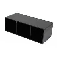 Estuche de acrílico con 3 ranuras para lápiz labial, organizador de lápices de cejas, caja de maquillaje - details 4