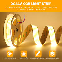 Luz de Tira LED de Alta Densidad XUNATA 5 Filas, 1600 LEDs/m, Cinta Flexible, 3000-6500K, DC24V - details 1