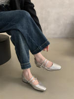 Zapatos Mary Jane de tacón en bloque para desplazamientos suaves estilo hada francesa - details 7