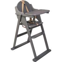 Trona Plegable de Madera, Natural, Silla alta para bebé y niño pequeño, Preensamblada, Elegante, Práctica y Ahorro de Espacio - details 5