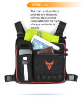 MOTOCENTRIC-Bolsa de pecho para motociclismo Unisex, impermeable, para Motocross, de alta capacidad, reflectante nocturno - details 7