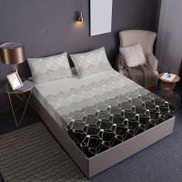 Juego De Sábanas ajustables De Lujo, Suave Y Cómodo, Ropa De Cama, Cuadros Degradados, 3 piezas - details 7