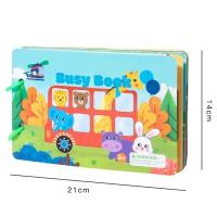 Libro ocupado de 3 años para niños pequeños, tablero Montessori, libro de pegatinas, lógica, habilidad para la vida, aprendizaje, juego a juego - details 6