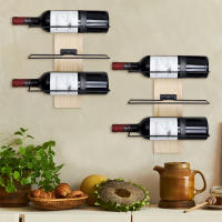 Soporte de Botella de Vino Montado en la Pared Fácil Instalación Decoración de Bar para el Hogar - details 7
