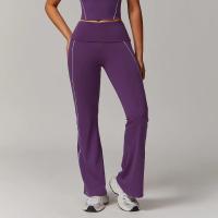 Pantalones deportivos acampanados de cintura alta para mujer, ropa de gimnasio, ropa deportiva, pantalones de yoga para fitness - details 3