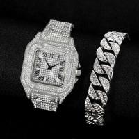 Relojes de Pulsera de Cuarzo Leten para Hombres Estilo Hip Hop con Pulsera de Oro - details 7