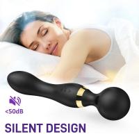Leten Vibrador Potente Doble Cabeza Mágico Wand para Mujeres Estimulador de Clítoris y Punto G - details 10