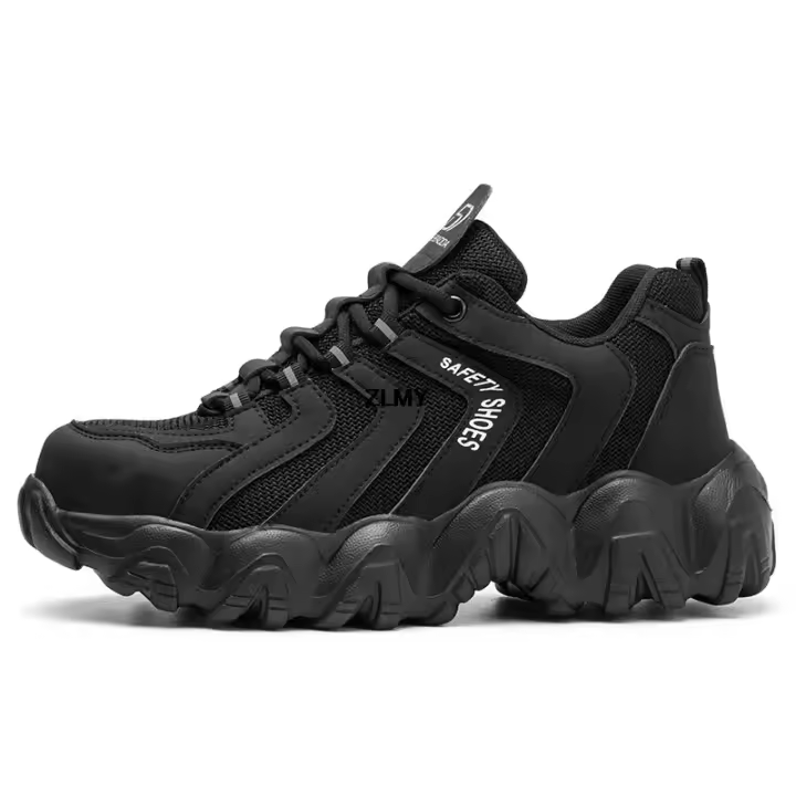 Nuevas Botas de Seguridad para Mujer Punta de Acero, Plataforma de Trabajo, Ligereza, Anti-Pinchazos, Anti-Golpes - 1
