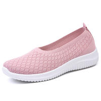 Zapatos femeninos planos casuais respirables ​ ​ e leves para caminhada, conforto raso, zapatos femeninos de tamaño grande - details 0