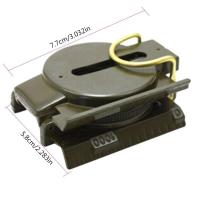 Compaso Táctico Plegable Navegación Precisa para Survival al Aire Libre Deportes y Exteriores - details 3