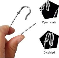 Pinzas de Acero Resistentes Paquete de 30 Ideal para Mantas, Artesanías, Faldas, Kilts, Broches - details 1