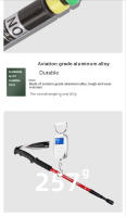 Bastones de Trekking ultraligeros ajustables, bastón de aleación de aluminio para caminar, Trail Running, senderismo, Alpenstock plegable para turismo - details 3