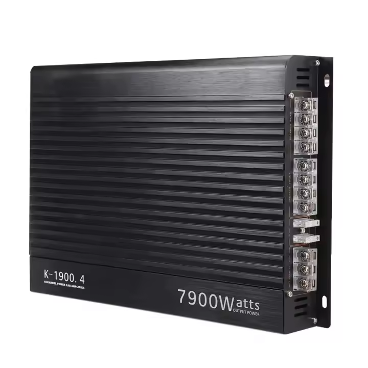 Amplificador de Audio potente para coche, Subwoofer de aluminio para vehículo, estéreo, 4 canales, 12V, 7900W - 1