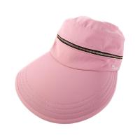 Sombrero con visera plegable de Color sólido con lazo, tapa vacía para mujer, gorra de ciclismo para mujer, sombrero de pescador, sombrero para el sol extraíble, sombrero de cubo - details 23