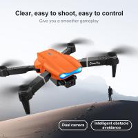 Dron UAV cuadricóptero E99 de vuelo estable, cámara Dual HD, captura de fotos automática, lanzamiento con un clic, detección de gravedad, Hol de altitud, nuevo - details 0