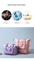 Bolsa De Viaje Plegable, Bolsa De Deporte Seca Y Húmeda, Bolsa De Viaje De Fin De Semana, Almacén Independiente De Calzado - details 4