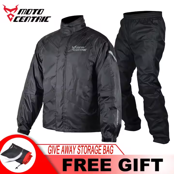 MOTOCENTRIC Nuevo traje impermeable para motociclismo, impermeable, traje impermeable para Motocross, cómodo, transpirable, impermeable para motocicleta, reflectante - 1