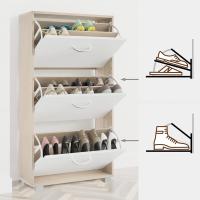 Mueble Zapatero para 18 Pares Organizador de Zapatos 3 Puertas Armario Compacto 115x61x24cm - details 5