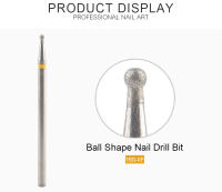 KADS Uñas drill brocas en forma de bola, herramientas de manicura de acero de tungsteno para limpieza de piel muerta, removedor de cutículas y pedicura, 2,35mm - details 2