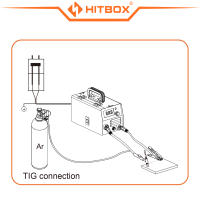 Antorcha de Soldadura de Gas TIG HITBOX Pistola de Soldadura de Argón WP26V/17V con Conector Rápido de 35-50 Herramientas y Mejoras del Hogar - details 4
