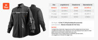 Chaqueta de soldadura resistente a las llamas SucceBuy - Talla M, 7 oz. FR Algodón, equipo de seguridad resistente al calor lavable a máquina con cuello - details 6