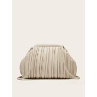 2025 nuevo bolso de nube de hombro plisado bolso de bola de masa hervida de mensajero de viento simple bolso pequeño de mujer de moda - details 6