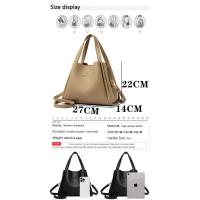 Bolso De Mano Grande De Cuero Suave Auténtico Para Mujer Bolsos De Hombro Cruzados Tote Messenger Bolso De Capacidad Grande - details 2