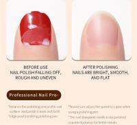 Kit de Taladro de Uñas Recargable por USB, Herramienta Profesional de Manicura y Pedicura Eléctrica con 12 Cabezales - details 3