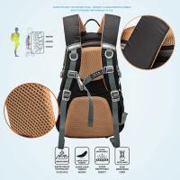 Mochila de nailon impermeable para hombre y mujer, bolsa de viaje de gran capacidad para acampada, senderismo y escalada, 30l - details 8