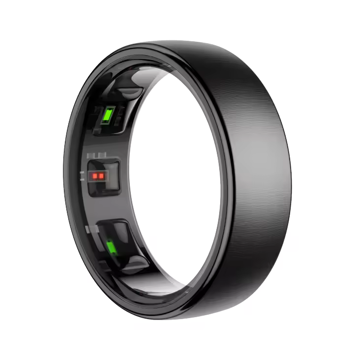 Anillo Inteligente SANLEPUS - Monitor Cardíaco 24/7 + Oxígeno en Sangre | Carga Inalámbrica, 5ATM y Batería 7 Días | Parejas, Deporte y Salud Integral - 1