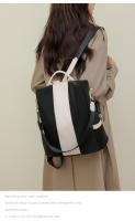 Mochila de cuero para mujer, bolso de hombro pequeño, mochila simple de moda, mochila antirrobo para mujer - details 16