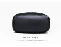 Mochila de negocios de cuero genuino de los hombres, mochila de piel de vaca de capa superior - details 17