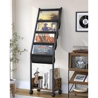 Vinilo Stand,Mesa Auxiliar Soporte Vinilos con Almacenamiento de Vinilos de 3 niveles Soporte Tocadiscos de Vinilo Hasta 200 álbumes, Soporte de Récord de Vinilo para Sala de Estar - details 21