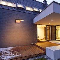 Lámpara LED de Pared de 24W para Exterior Interior IP65, Luz de Pared Ajustable, Moderno Apliques de Pared Aluminio para Entrada Jardines Pasillo Sala, Blanco Cálido 2700K-3000K, Bronce - details 5