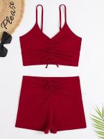 Conjunto de Bikinis de cintura alta para mujer, bañadores trenzados, traje de baño para mujer, microbikinis de realce, ropa de playa a la moda 2023 - details 34