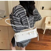 Bolso portátil con forma de palo francés, cinta con lazo Y2K, bolso de hombro con lazo, estilo francés coreano, bolso para axilas, trabajo - details 23