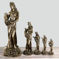 Estatua de la diosa griega de la riqueza, regalos de empresa, cajero, oficina, decoración de la suerte, adorno de la fortuna - details 2