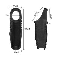 Leten-condones masculinos finos con bloqueo retardante para hombres, extensor de manga, potenciador de erección, anillo para pene, Juguetes sexuales, productos íntimos de silicona - details 0