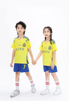 Camiseta de fútbol del club Riyadh Home 24-25 Amarilla No.7 para niños y adultos, tallas 14-3XL para adultos - details 11