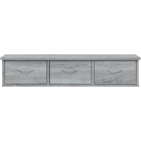 Mueble de Almacenamiento Sonoma Estera Flotante de Pared Diseño Moderno para Salón - details 2