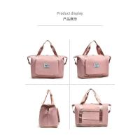 Bolsa de viaje de gran capacidad de las mujeres de gran tamaño de la barra de lazo portátil viaje de negocios bolsa de almacenamiento de entrega portátil bolsa de fitness deportiva bolsa de lona - details 13