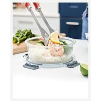 Almacenamiento de Cocina y Despensa - [10 Unida-des] Recipientes de Cristal con Tapas – Almacenaje de Cocina – No Go-tea y sin BPA (10 Recipientes y 10 Tapas) - details 2