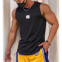 Chaleco de gimnasio de verano para hombre, camisa de malla de alta calidad, camisetas sin mangas, camisetas sin mangas para correr, chaleco deportivo para Fitness, ropa para hombre 2025 - details 1